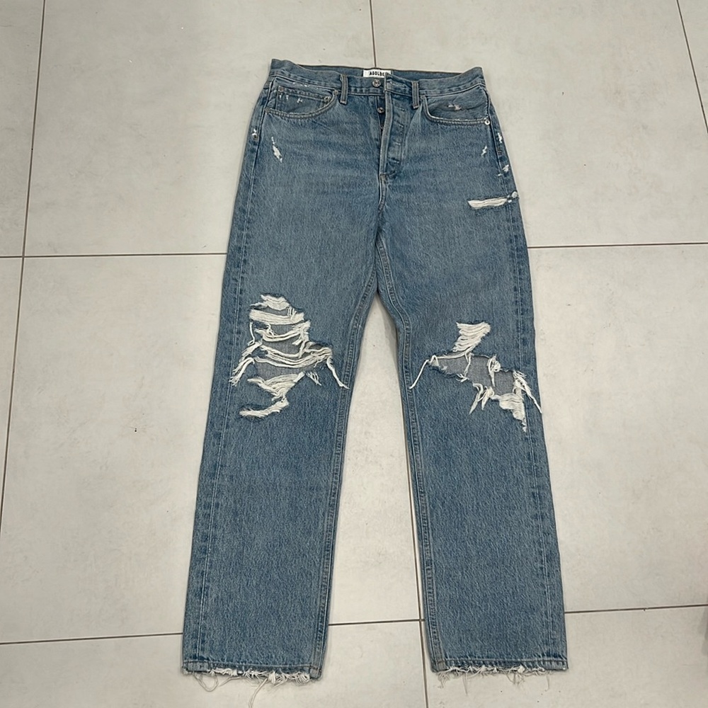 AGOLDE 90s fit distressed jeans size 26